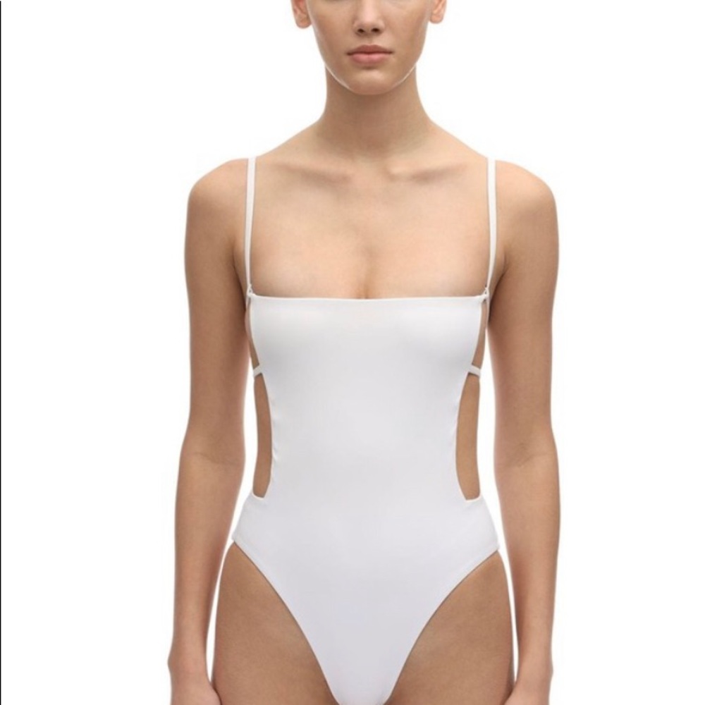 ANEMONE cage one piece bathing suit